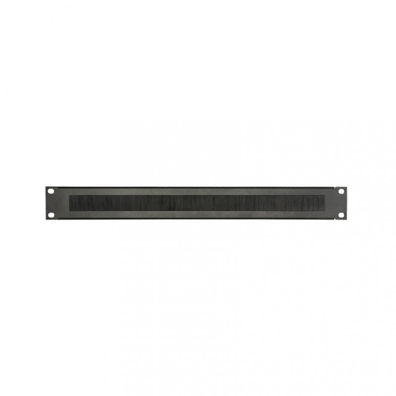 Adam Hall 19" Parts 87221 BRUSH - Panel z otworami do szafy rack, 1U, stal, z listwą szczotkową